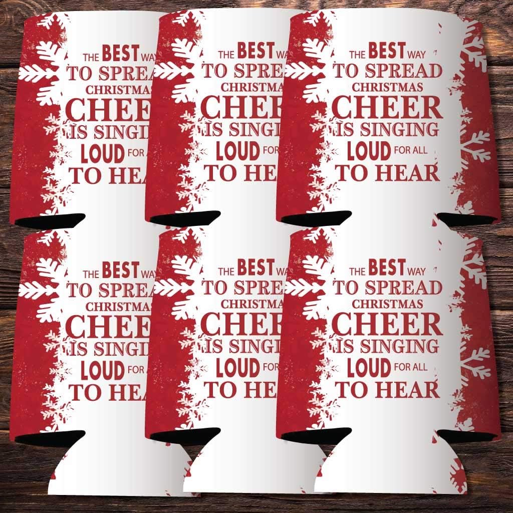 Christmas Can Coolers "The Best Way To Spread Christmas Cheer" Pack - Image 3