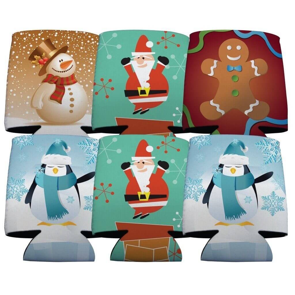 Christmas Characters Can Cooler Set