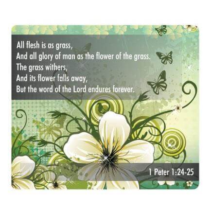 1 Peter 1:24-25 Church Hand Held Fans - Image 2