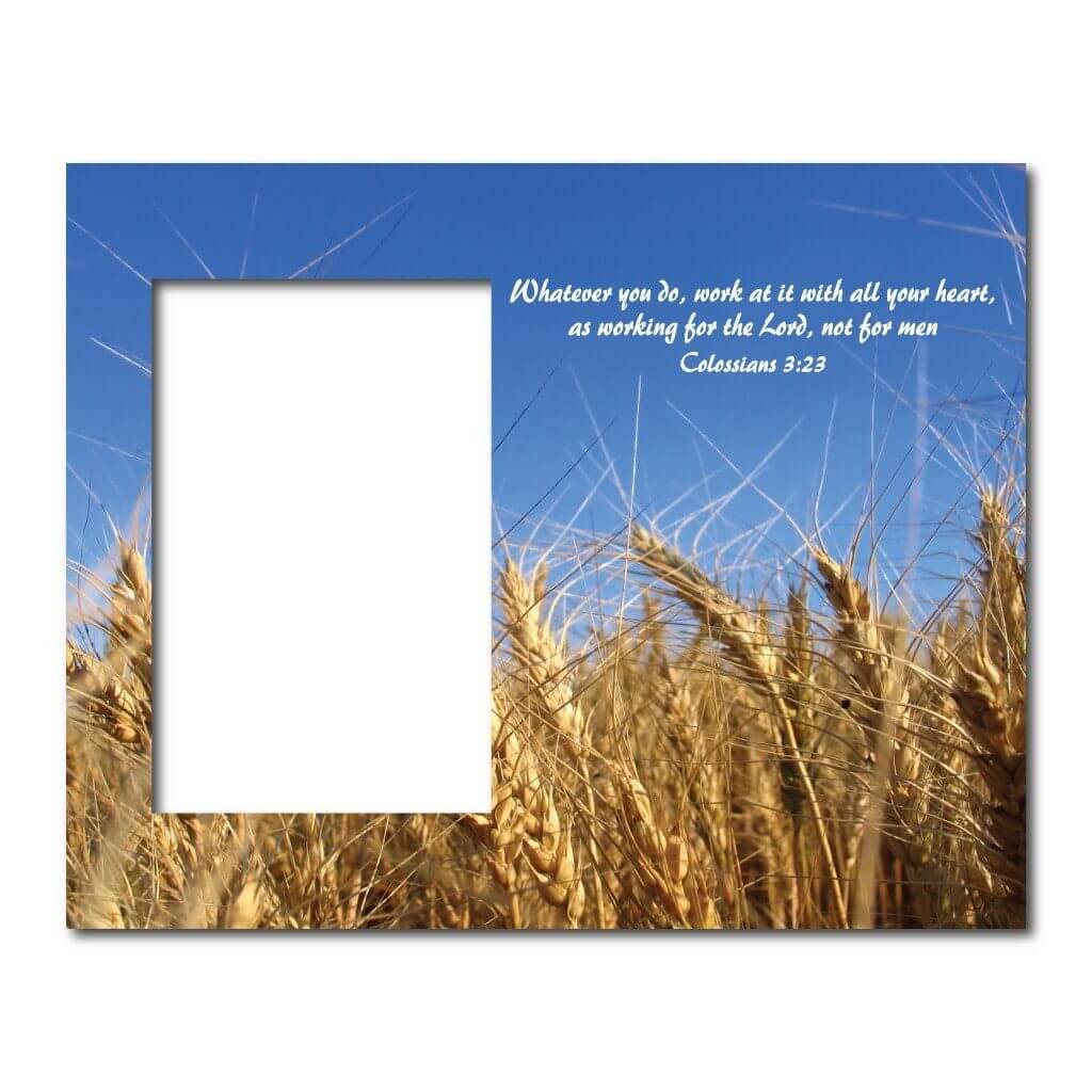 Colossians 3:23 Decorative Picture Frame - Image 2