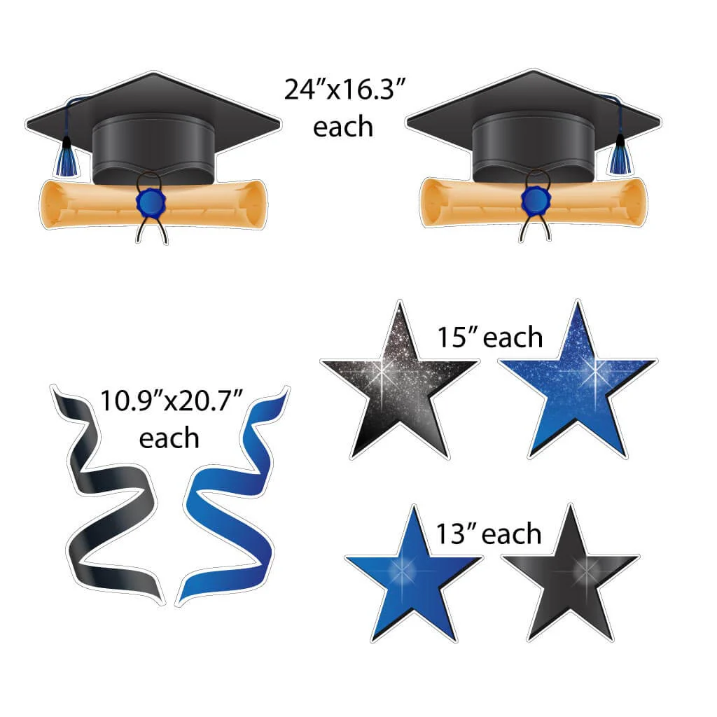 Congrats Grad Graduation Flash Yard Cards 11 pc set - Image 4