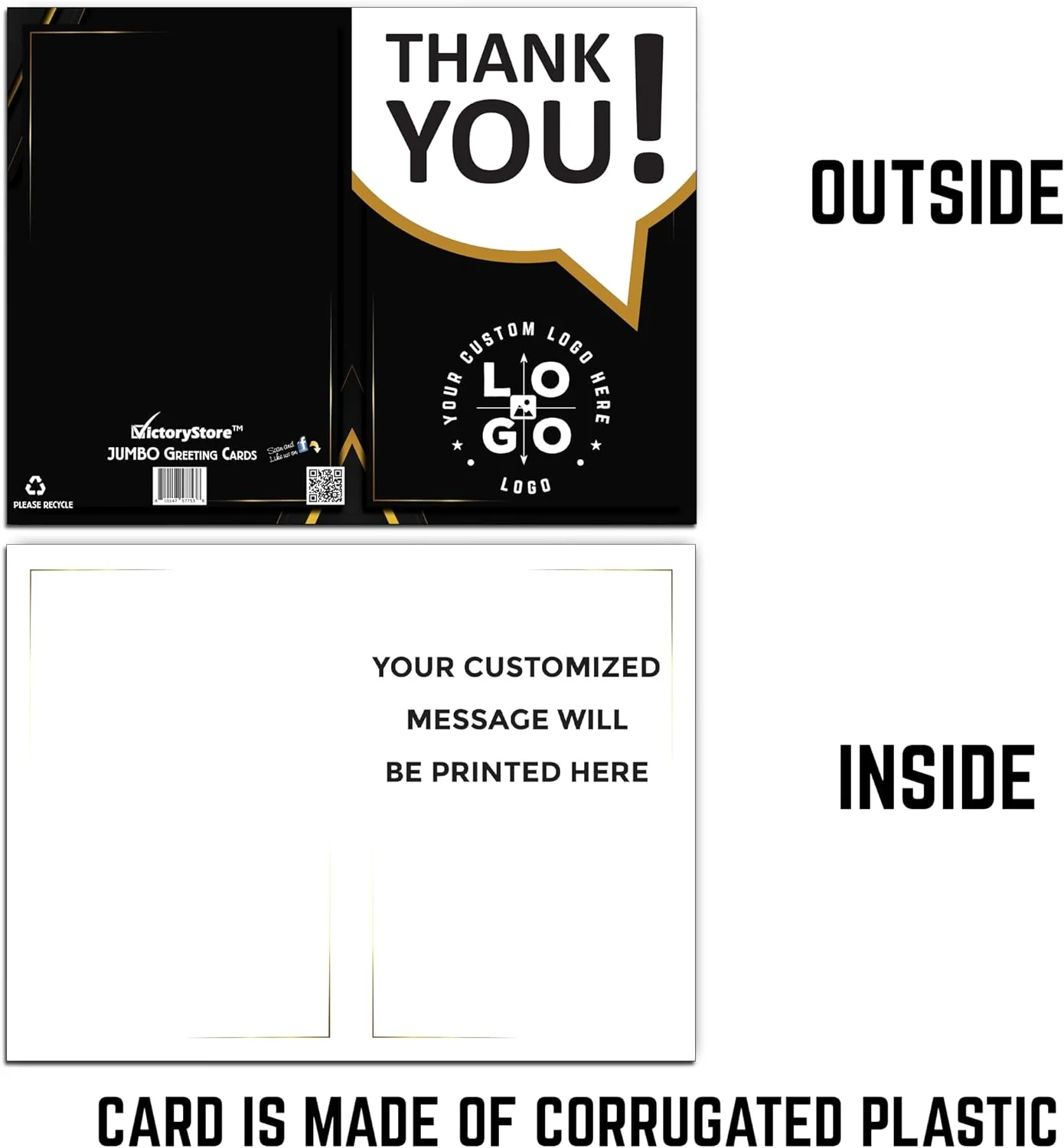 Corporate Custom Logo Thank You Cards - Image 6