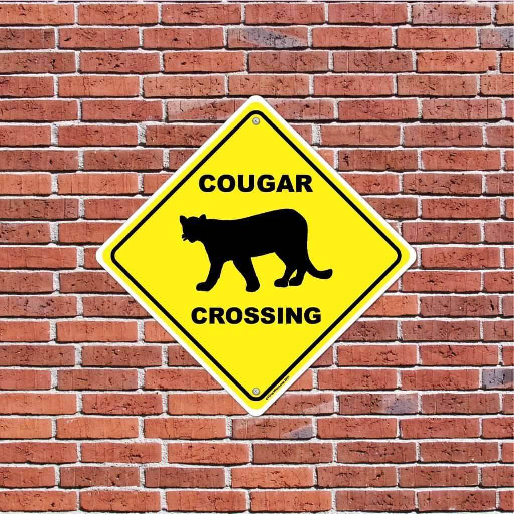 Cougar Crossing Sign or Sticker - Image 4