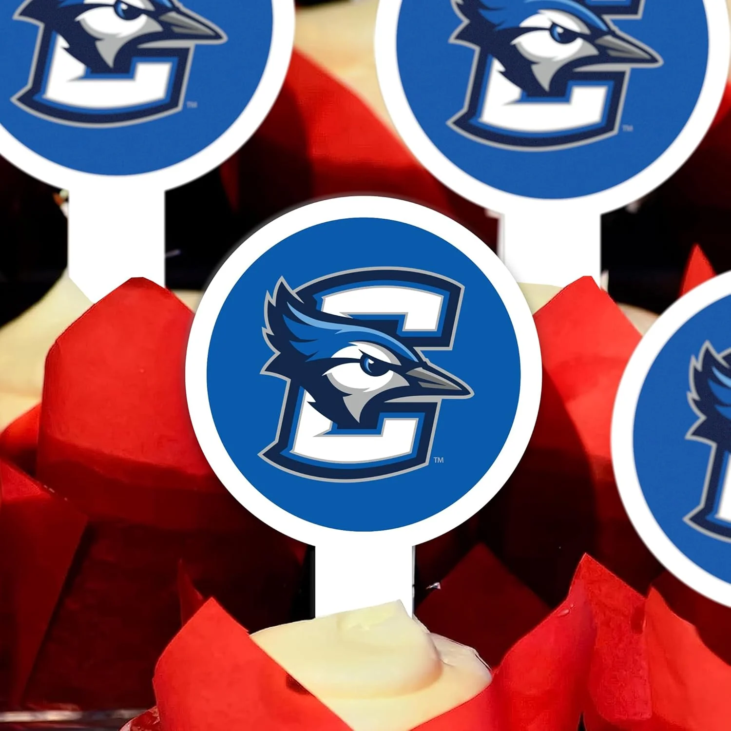 Creighton University Cupcake Toppers Officially Licensed - Solid Plastic - Image 15