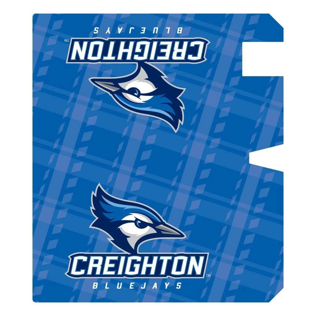 Creighton University Plaid Magnetic Mailbox Cover - Image 2