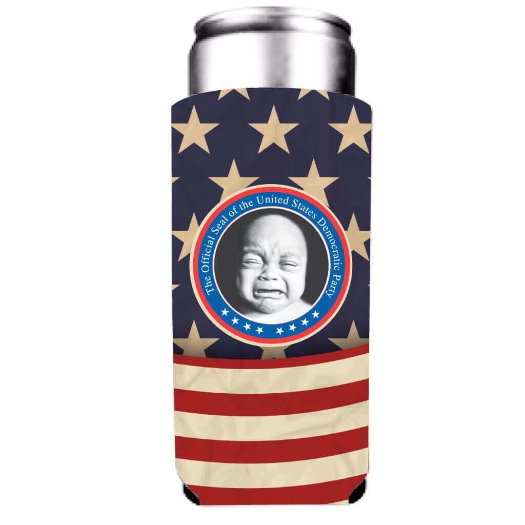 Crybaby Seal Republican Coffee Mug & Can Cooler Gift Pack - Image 2