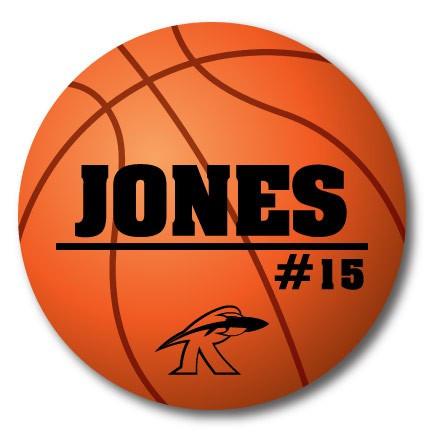 Custom Basketball Player Name, Number and Mascot Fence & Yard Signs - Image 3