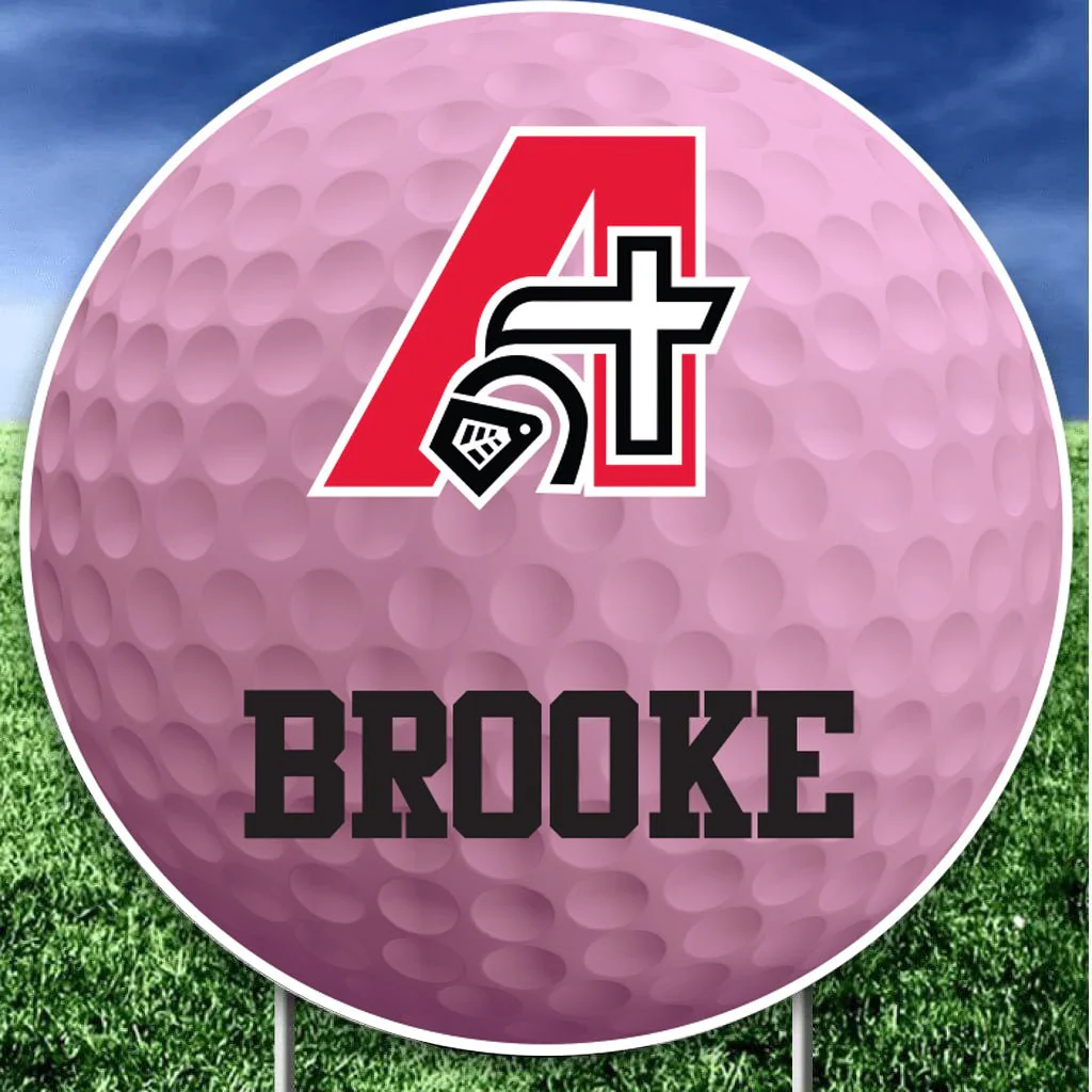 Custom 22" Golf Ball Team Yard Signs - Image 5