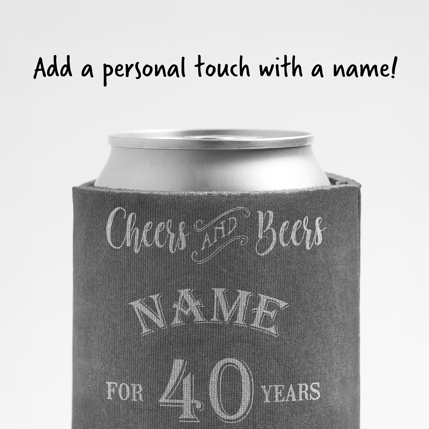 Custom Birthday Can Coolers, Cheers and Beers - Image 4