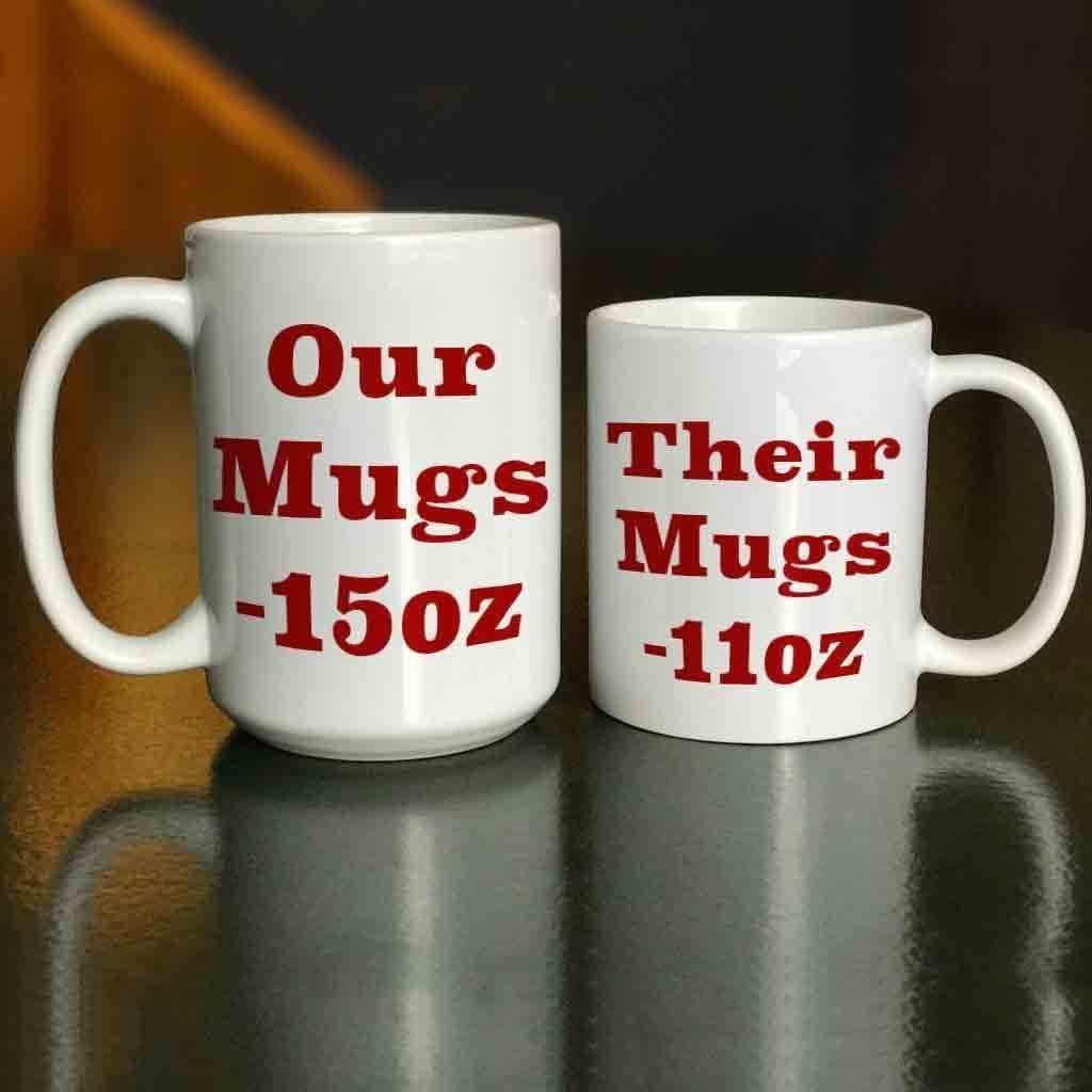 Custom Vintage Truck Christmas 15 oz Coffee Cup - Image 2