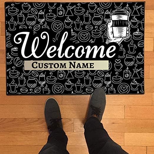 Custom Coffee Shop Doormat