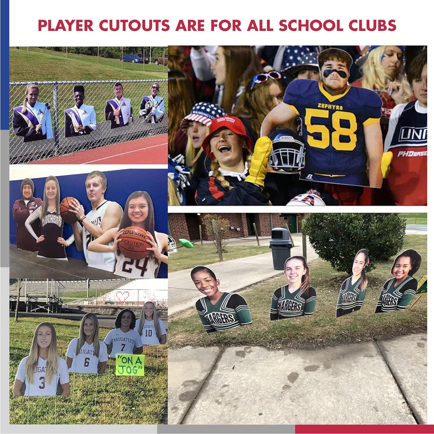 Team Player Photo Plastic Cutouts - Image 8