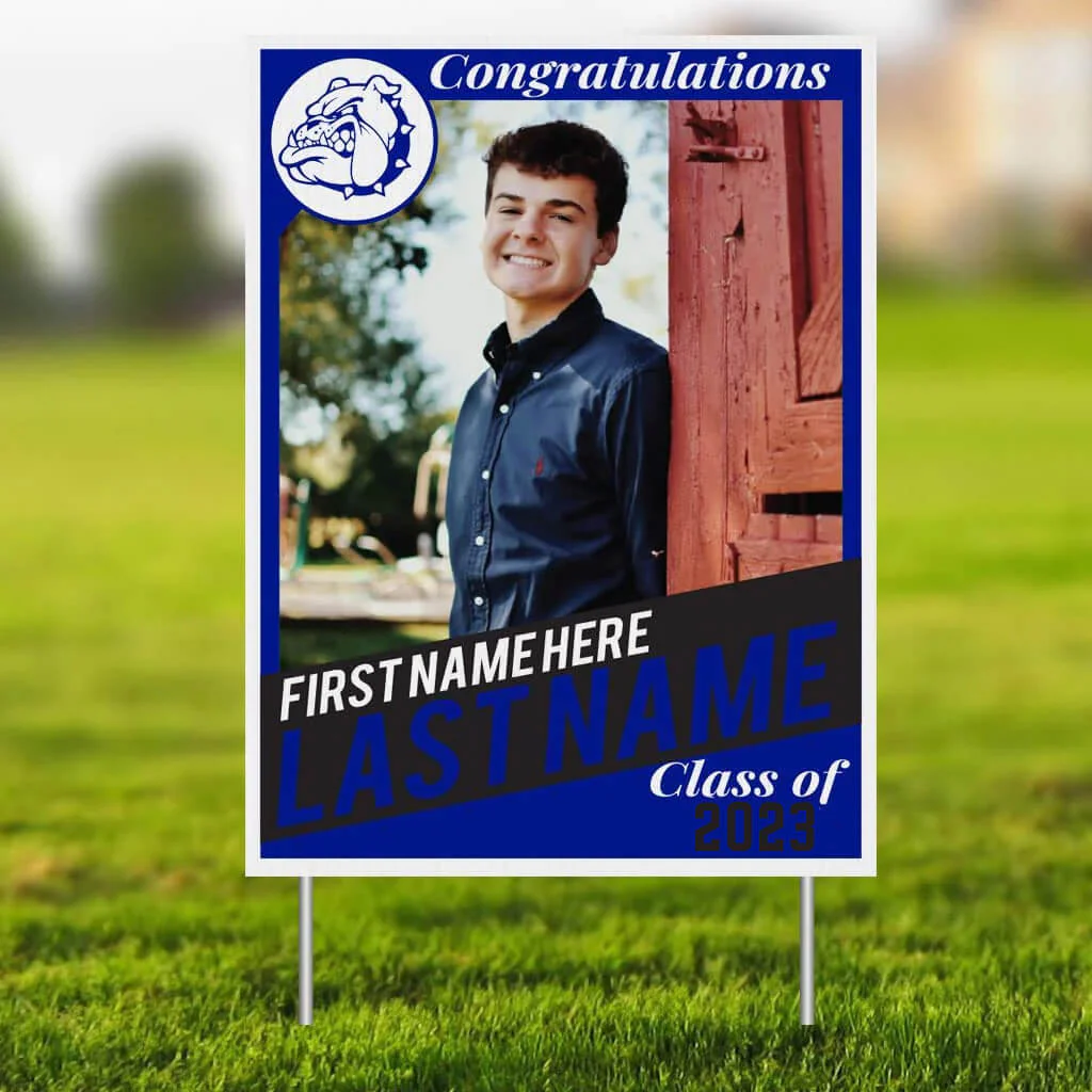 Custom Graduation Trading Card 18"x24" Yard Sign - Image 11