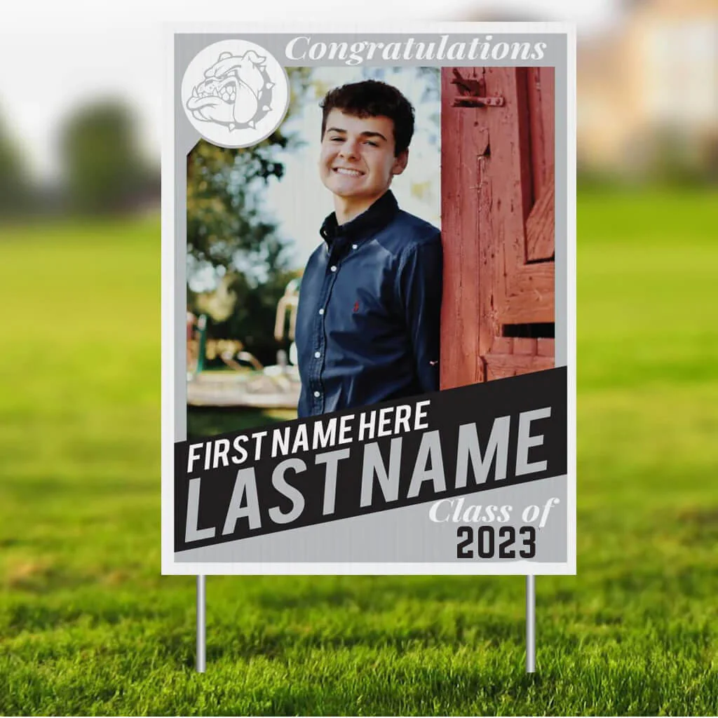Custom Graduation Trading Card 18"x24" Yard Sign - Image 12