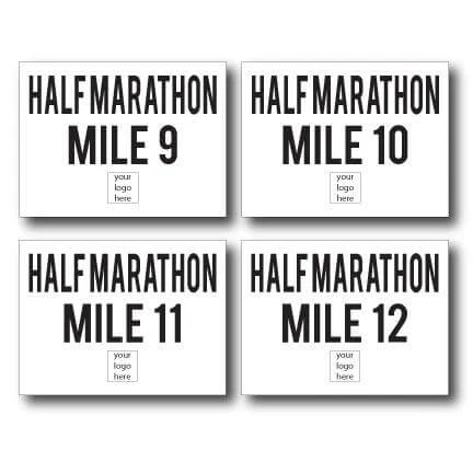 Custom Half Marathon Yard Sign Package - Image 8