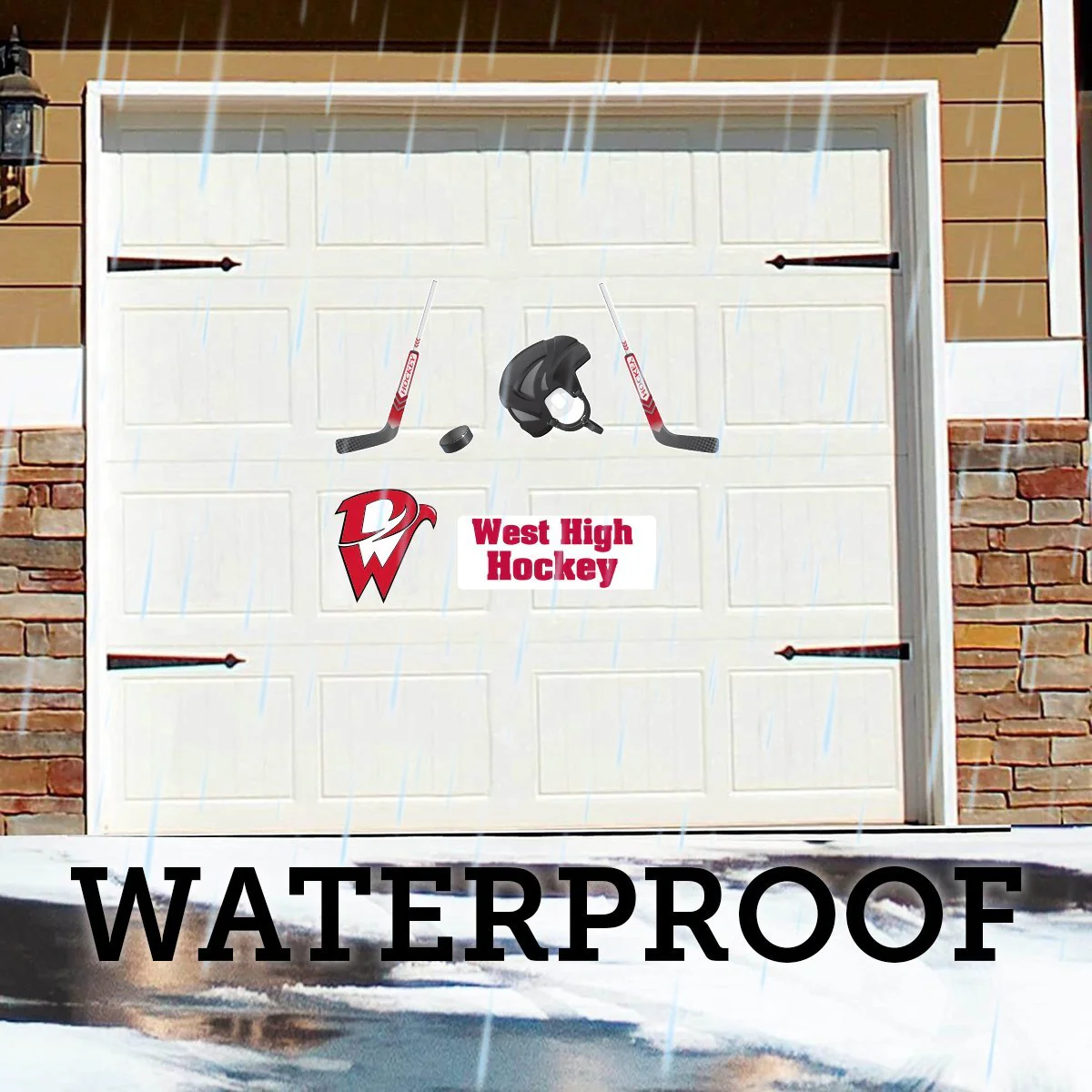 Custom Hockey Team Garage Door Magnets - Image 2