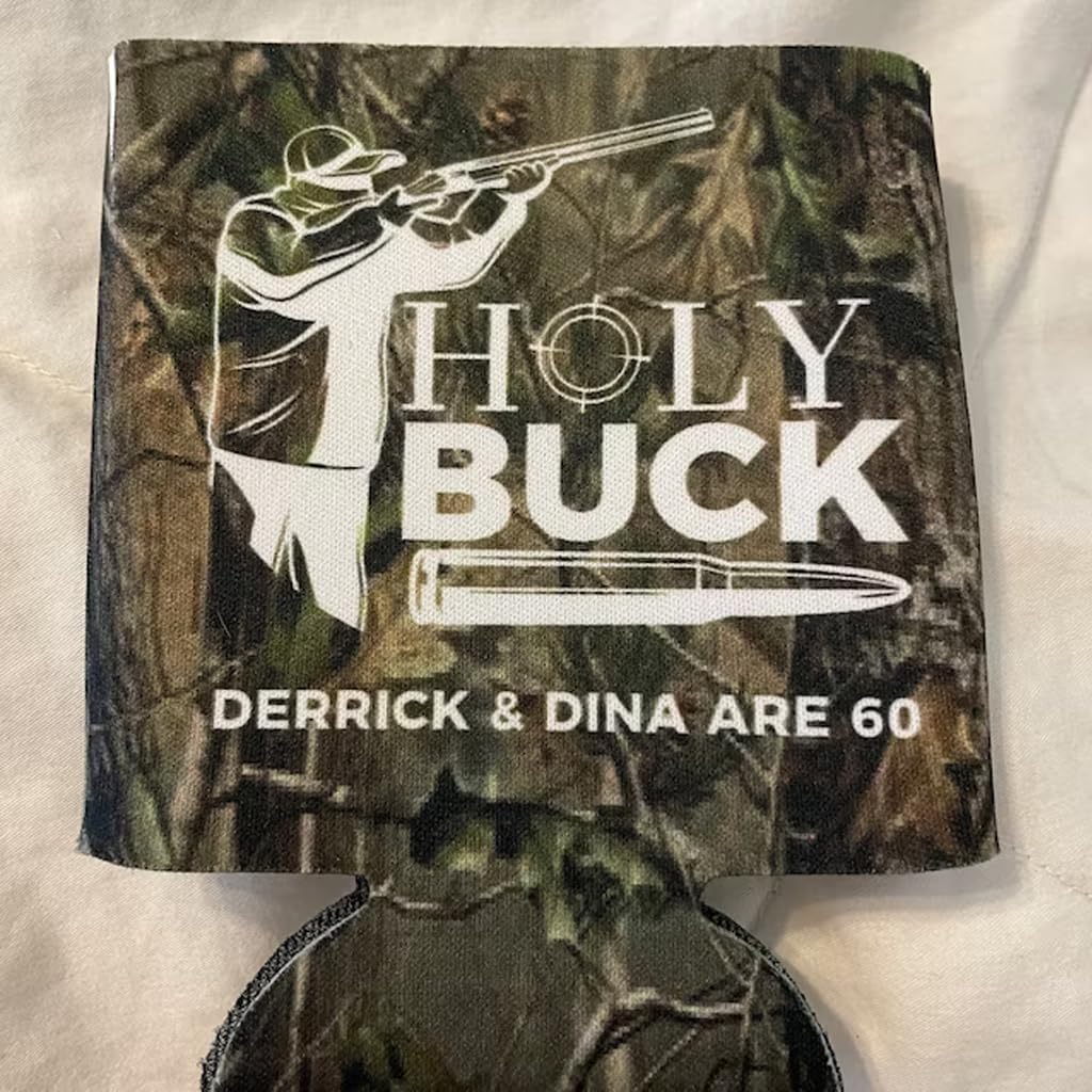 Custom Holy Buck Birthday Can Cooler - Image 11