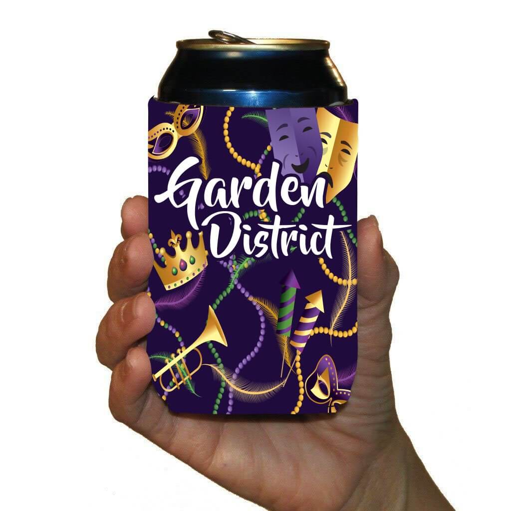 Custom Mardi Gras Can Coolers Pack - Image 6