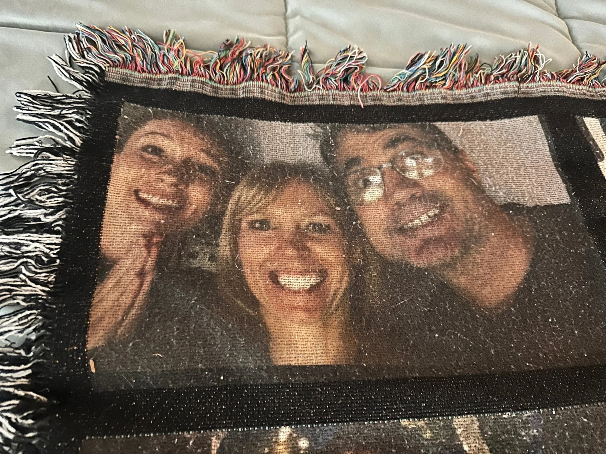 Custom Mother's Day Paneled Throw Blanket - Image 3