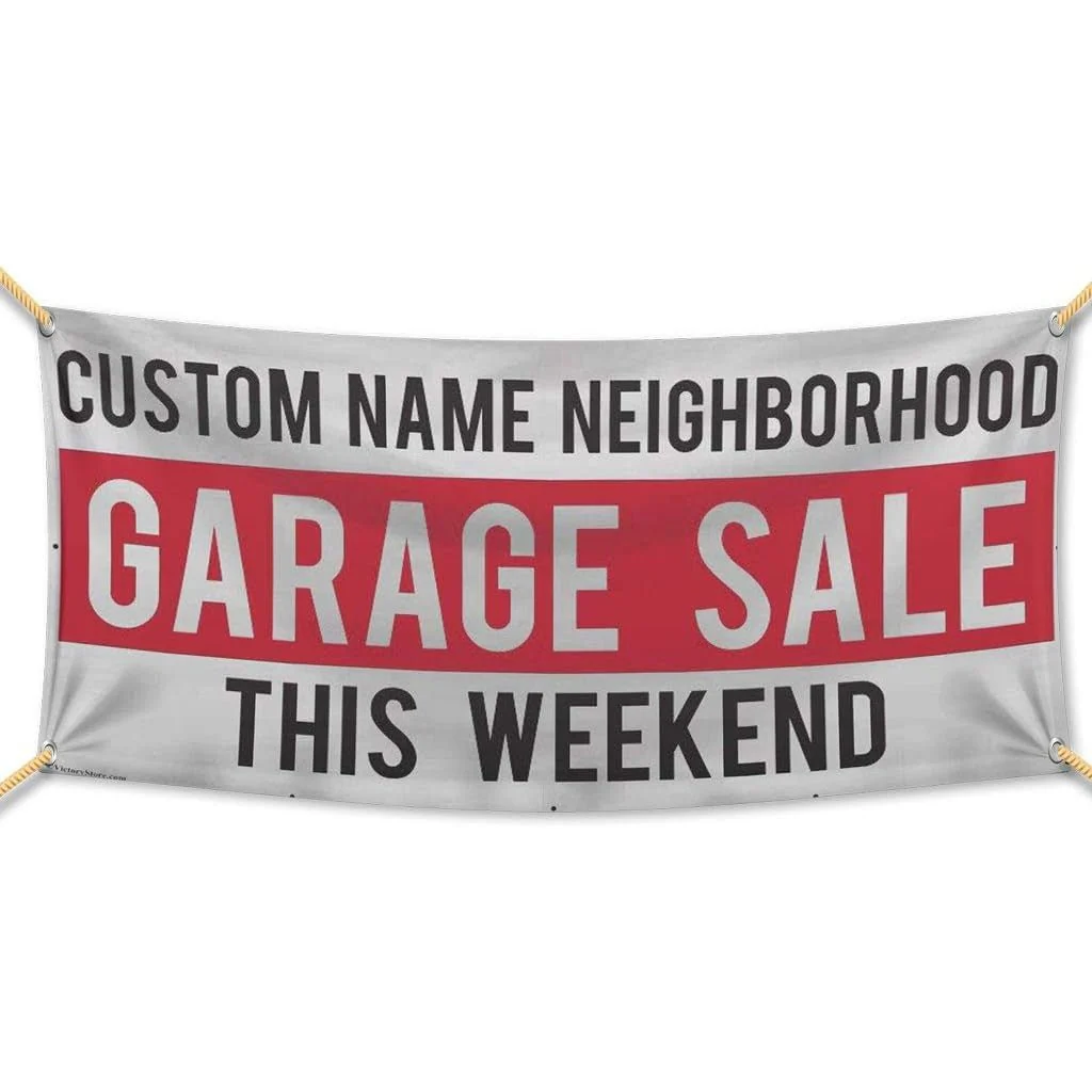 Custom Neighborhood Garage Sale Banner - Image 2