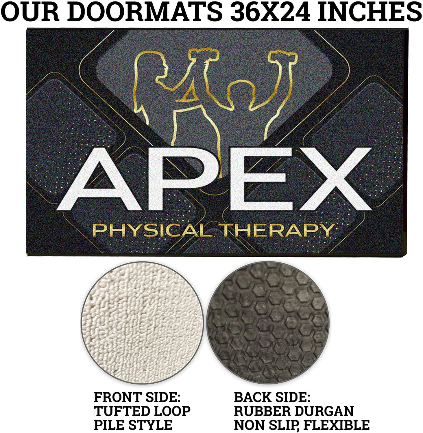 Custom Physical Therapy Door Mat - Image 3