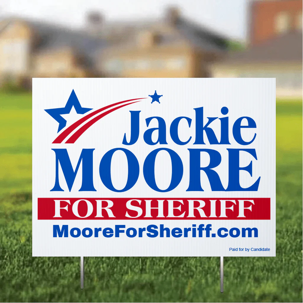 Custom Sheriff 18"x24" Yard Signs - Image 11