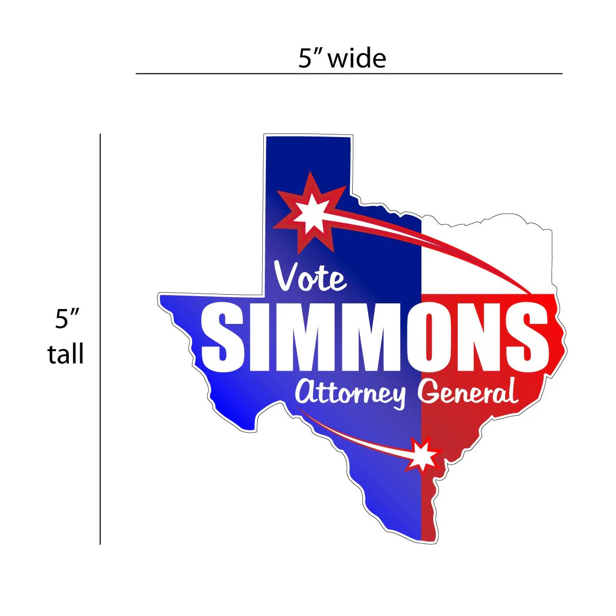 Custom State Shaped Device Decals - Image 3