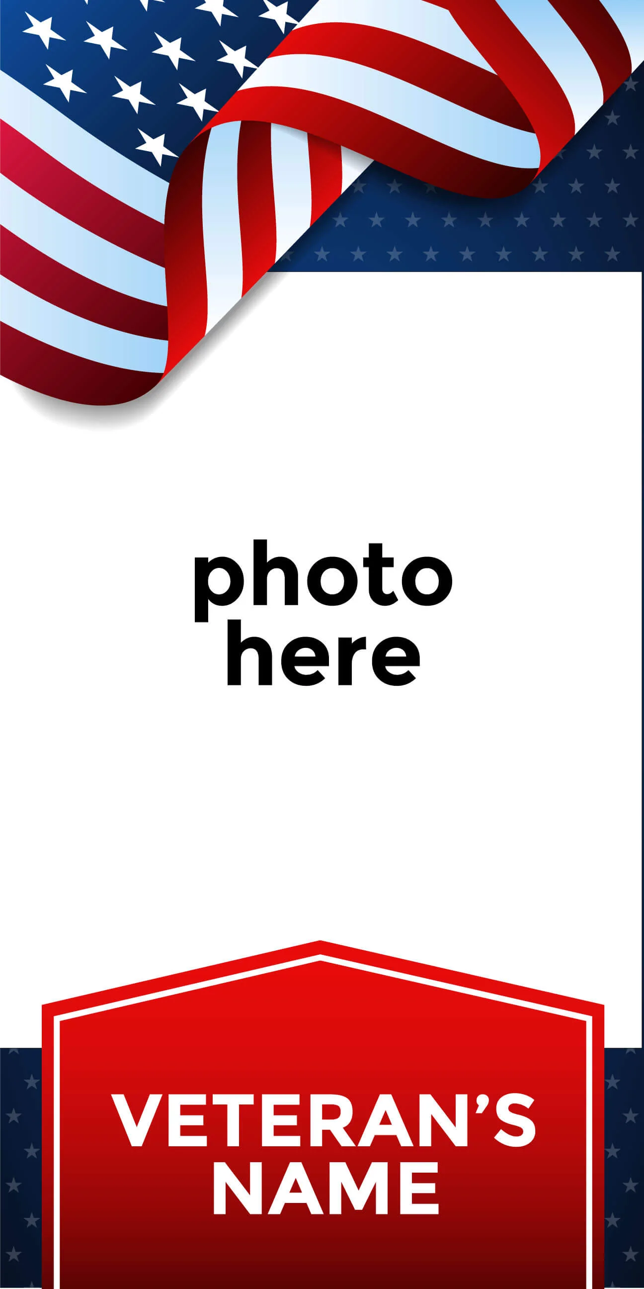 18"x36" Custom Veteran Pole Banner - Image 4