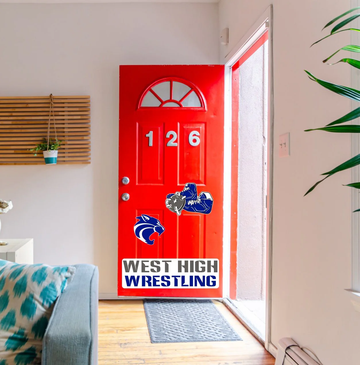 Custom Wrestling Team Garage Door Magnets - Image 3