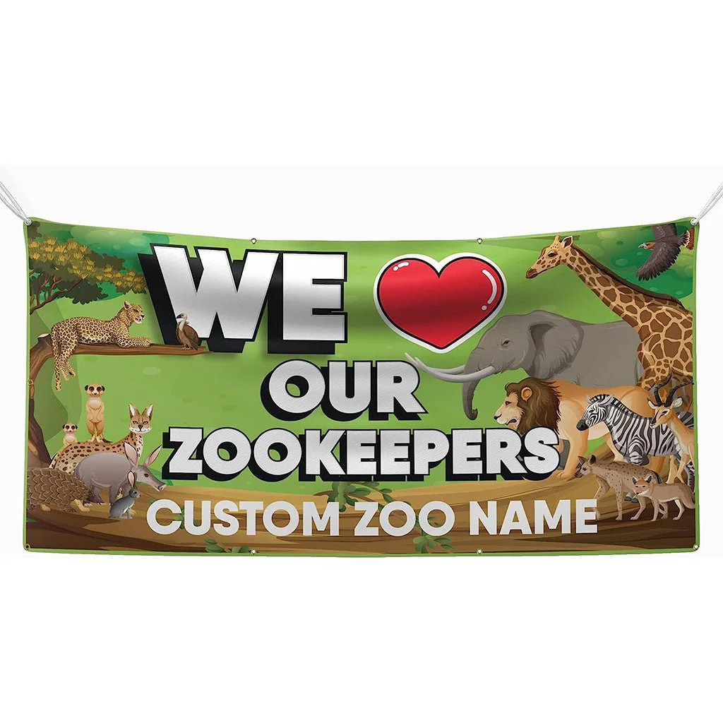 Custom Zookeeper Appreciation - Vinyl Banner - Image 2