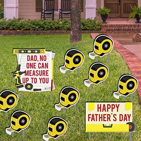 Dad, No One Can Measure Up to You Lawn Signs, Set of 10