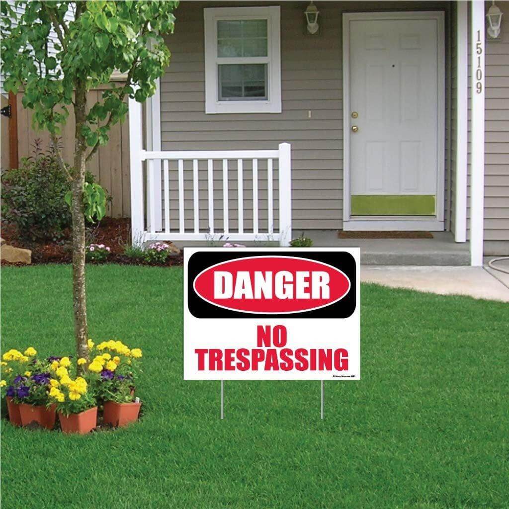 No Trespassing Sign or Sticker