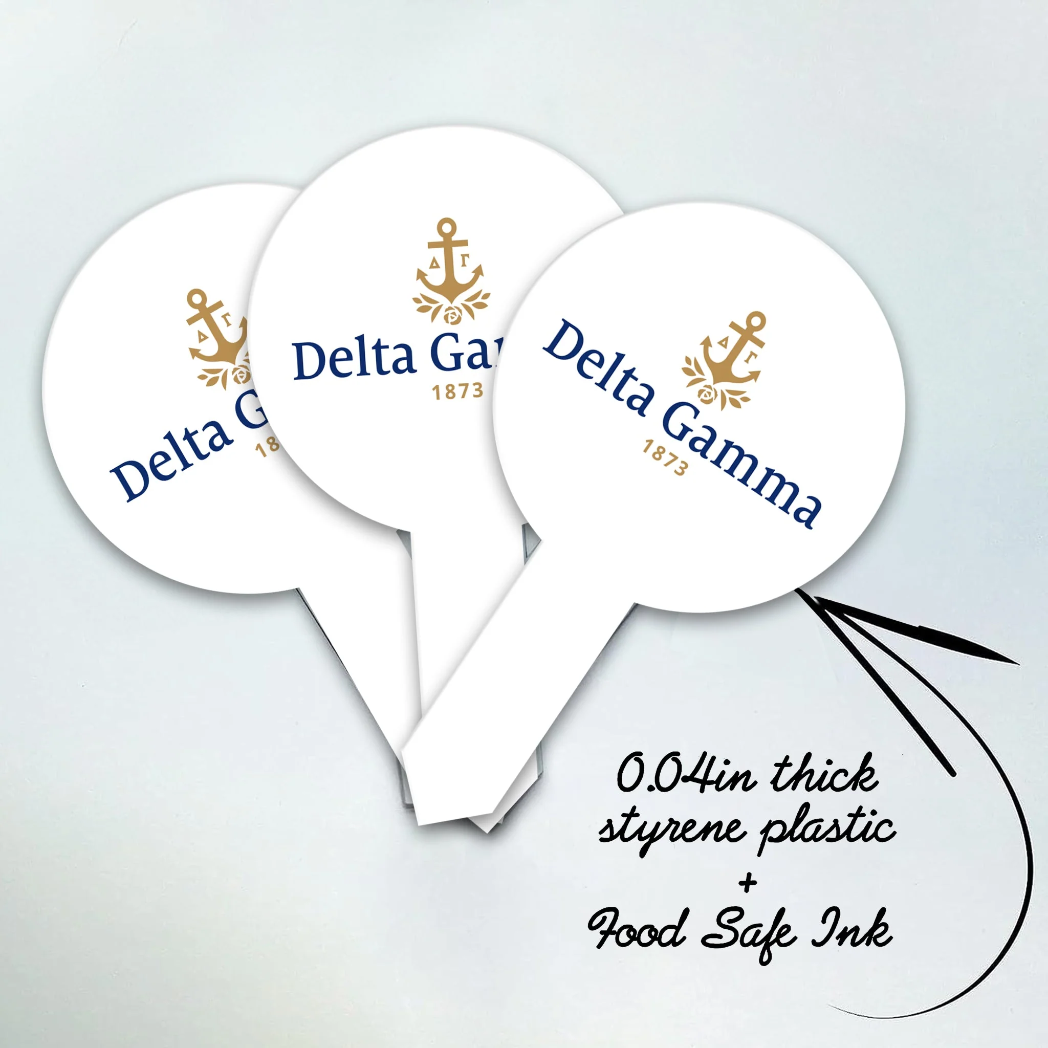 Delta Gamma Cupcake Toppers - Image 2