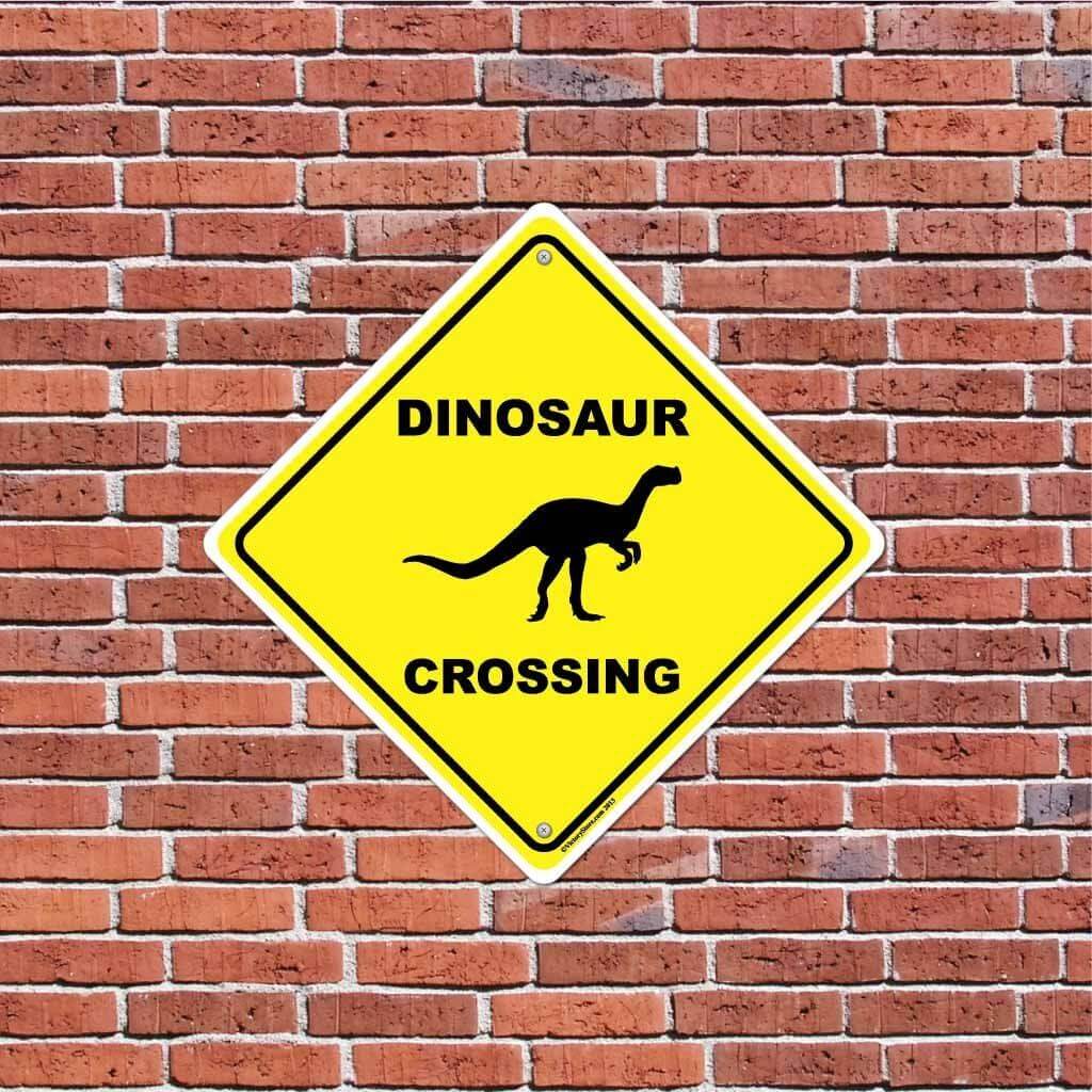 Dinosaur Crossing Sign or Sticker - Image 3