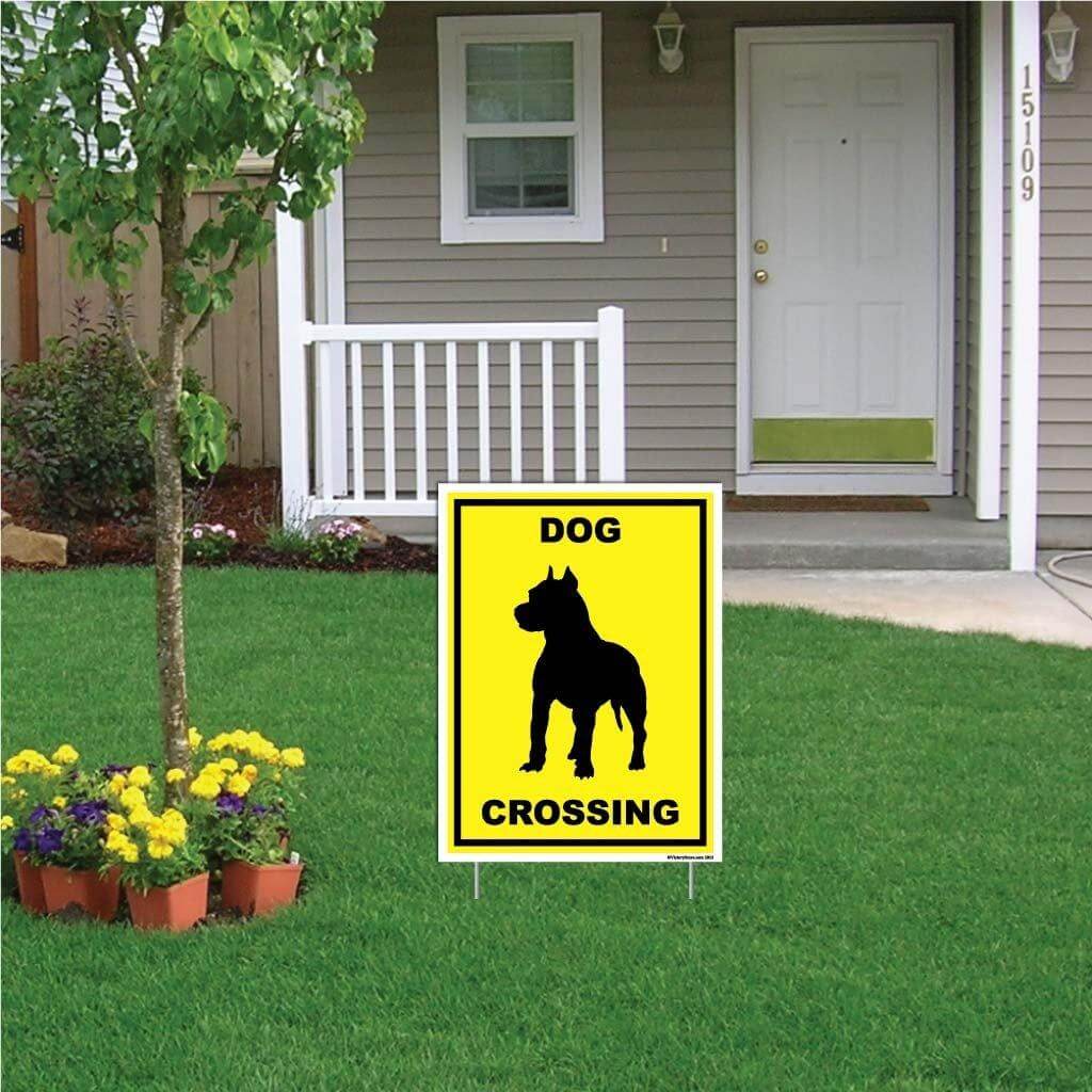Dog Crossing Sign or Sticker - Image 5