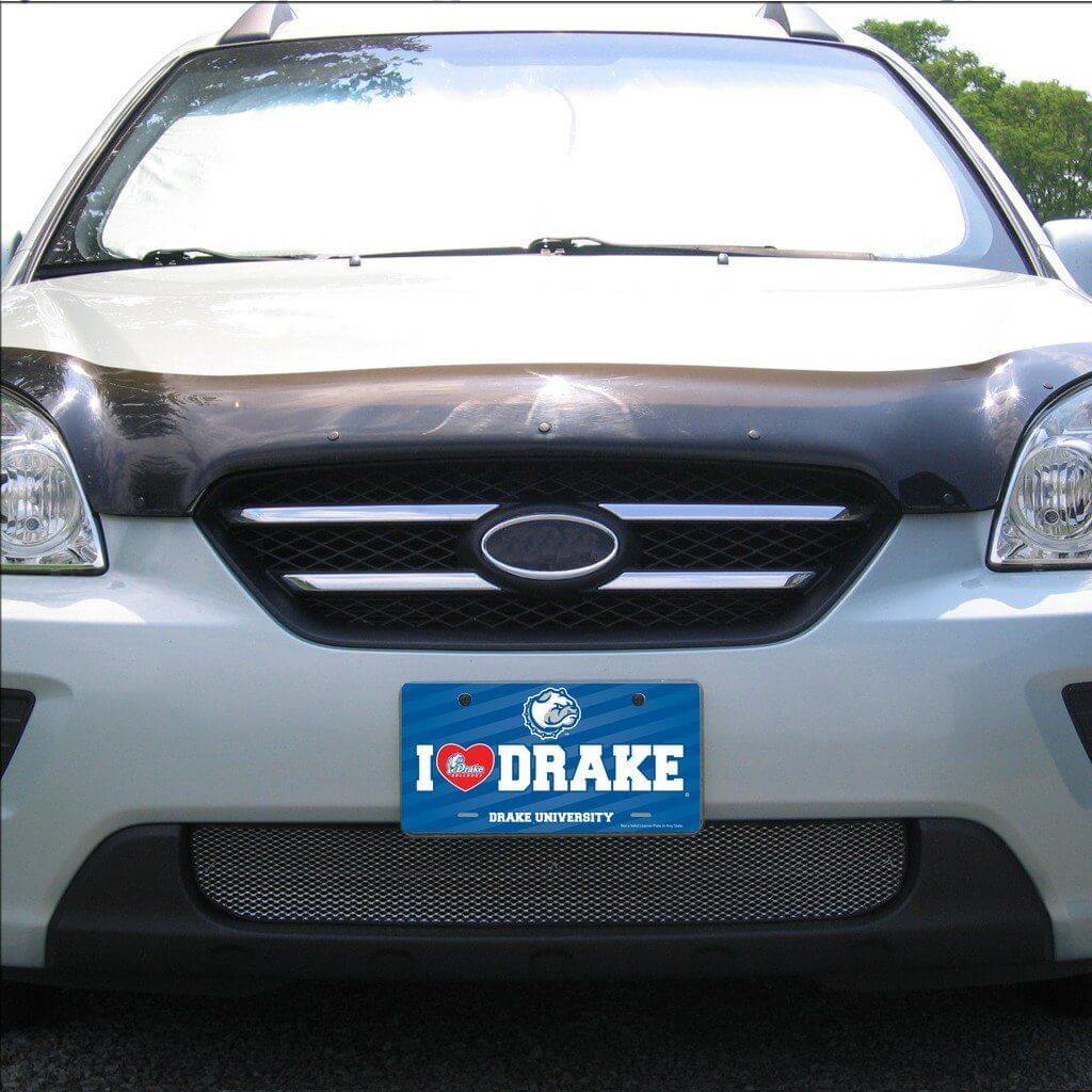 I Love Drake University License Plate - Image 2