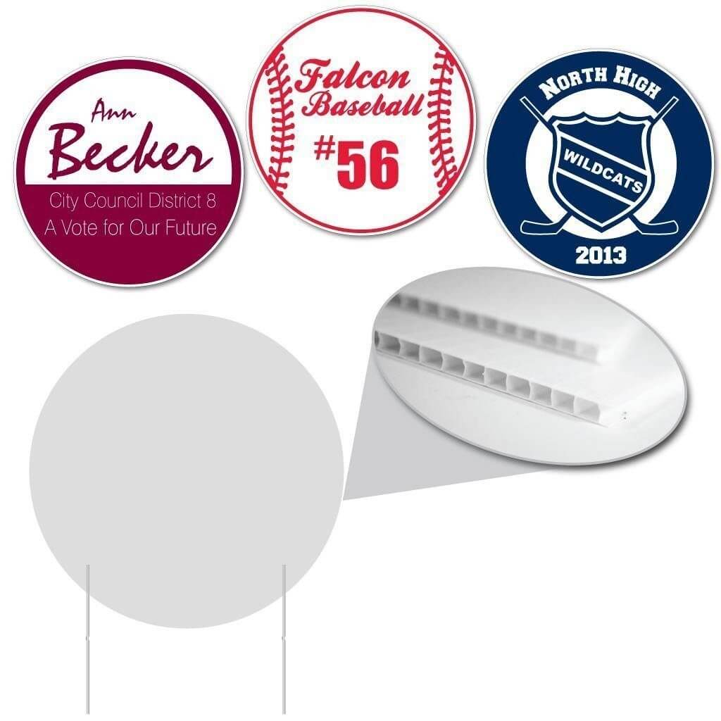 Drumline Marching Band 22" Custom Round Yard Sign - Image 2