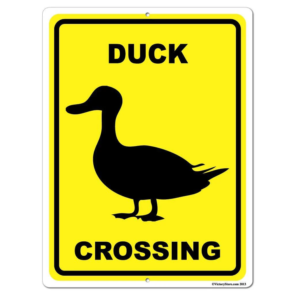 Duck Crossing Sign or Sticker - Image 6