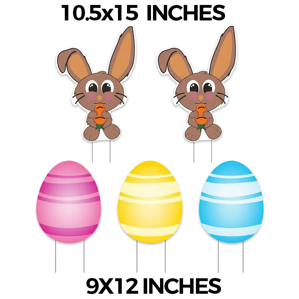 Easter Pathway Markers 14 piece set - Image 3
