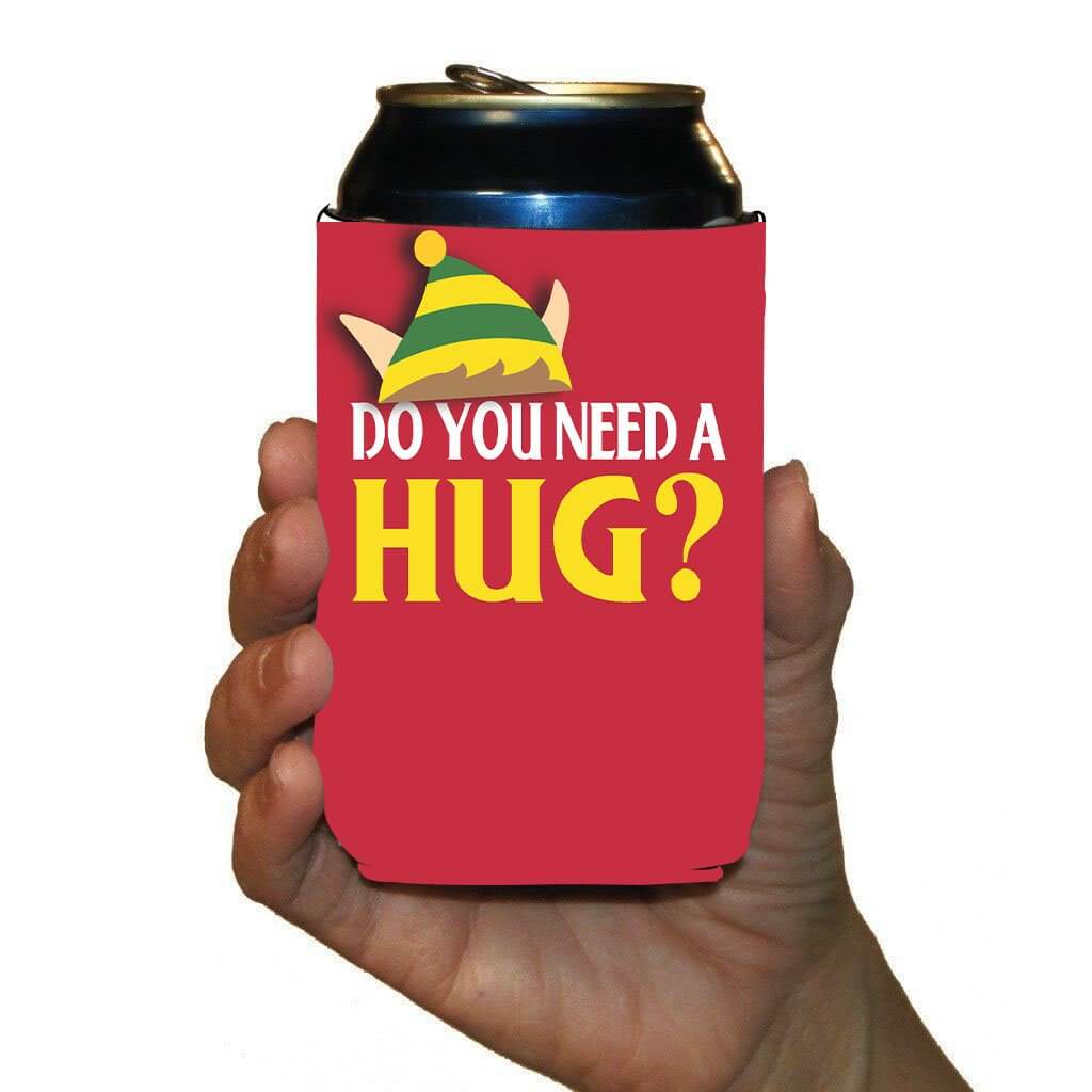 Elf Themed Holiday Can Coolers Pack - Image 4