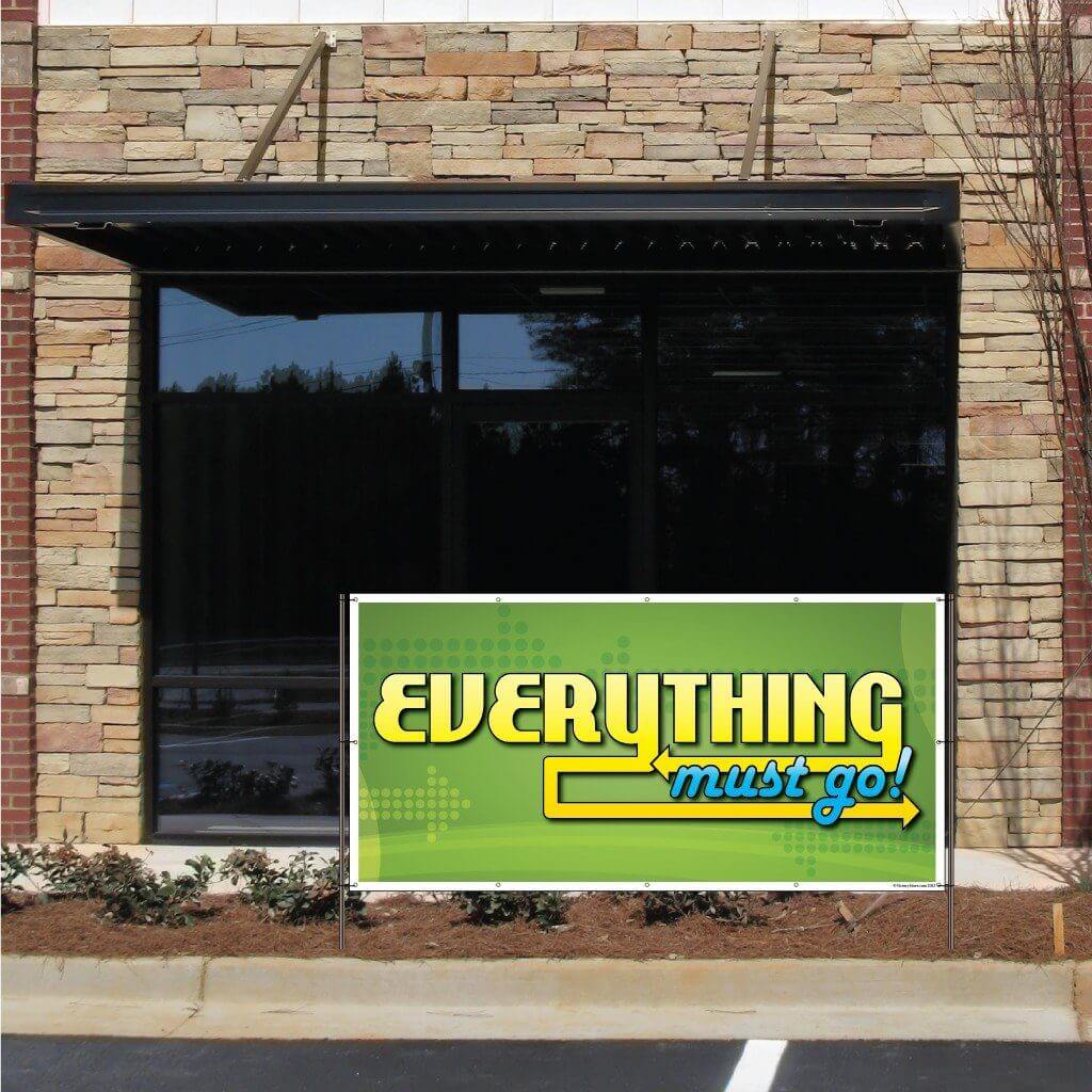 Everything Must Go Vinyl Banner - Image 4