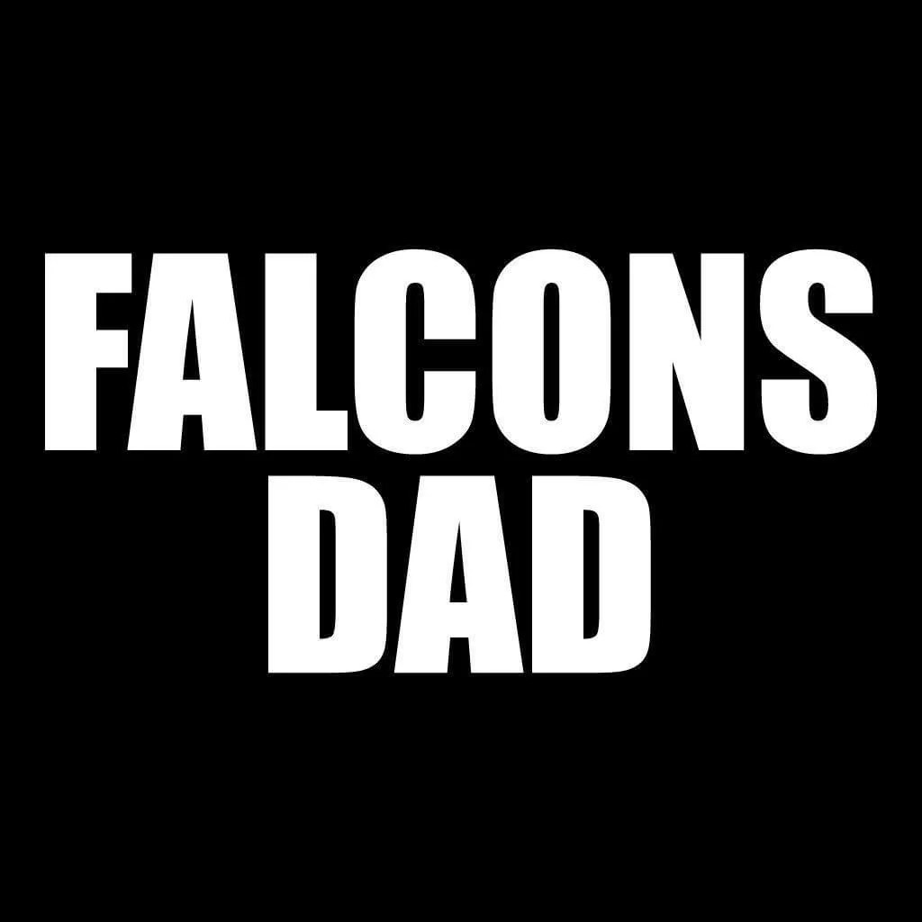 Falcons Dad Black Folding Camping Chair - Image 2