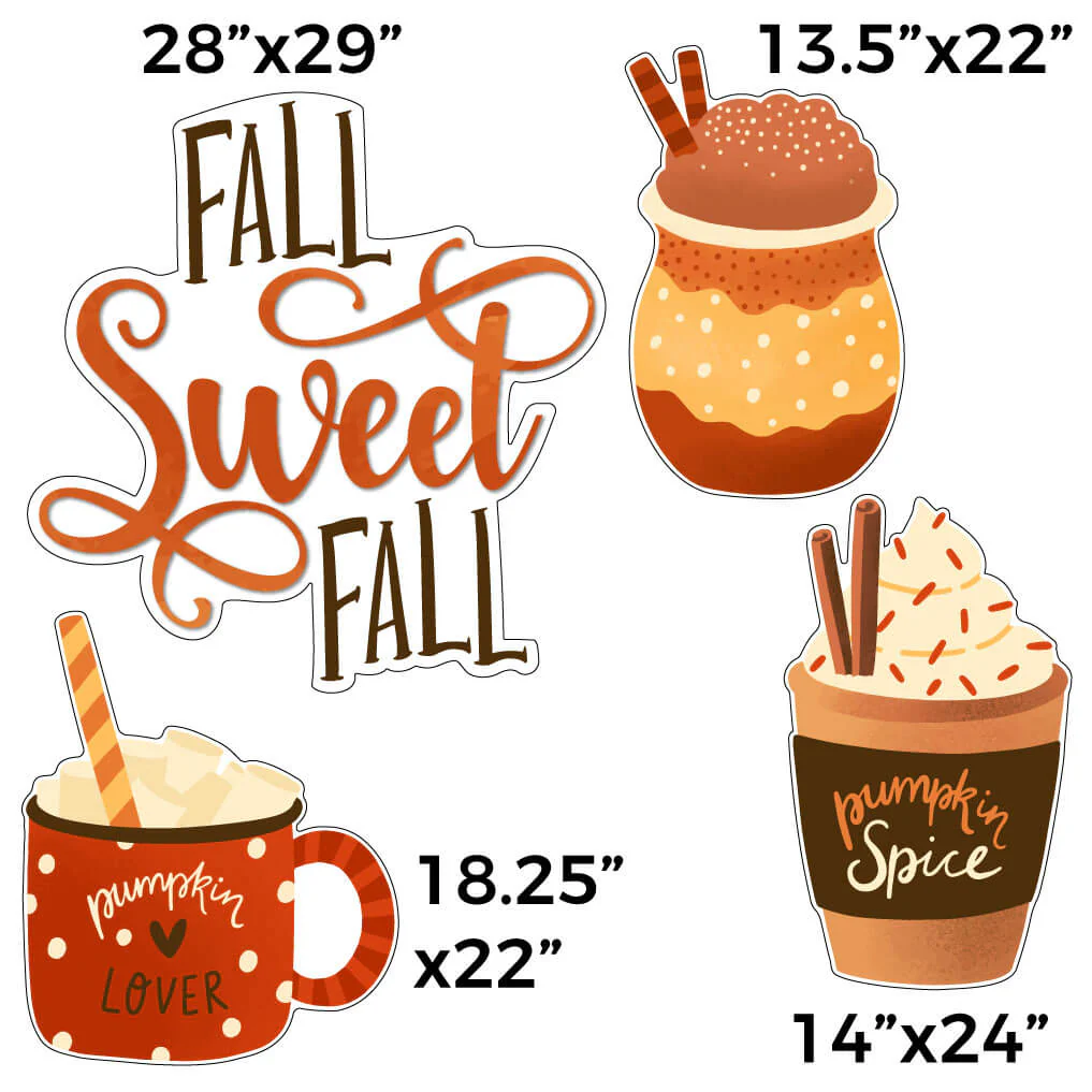 Fall Sweet Fall Yard Card | 12 pc Set - Image 2