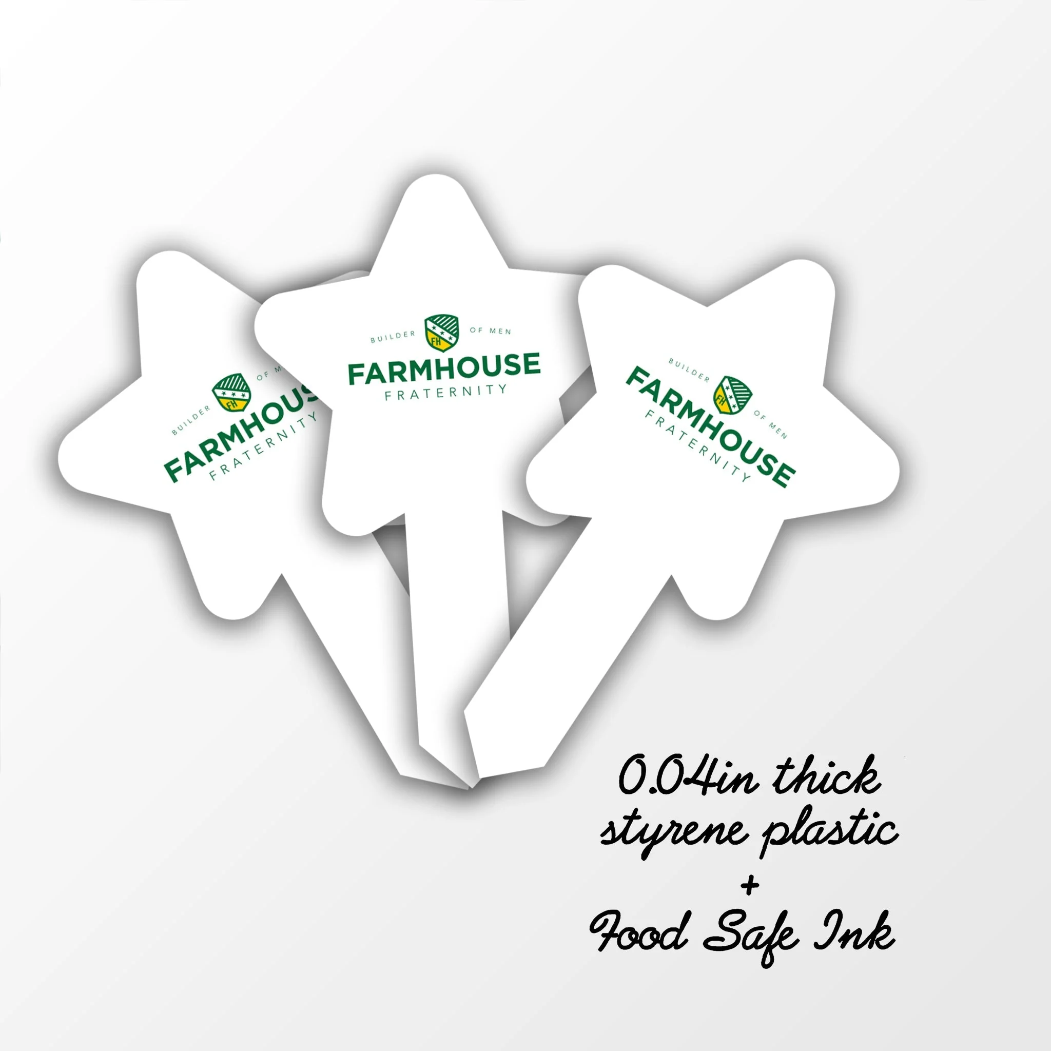 Farmhouse Fraternity Cupcake Toppers - Image 2