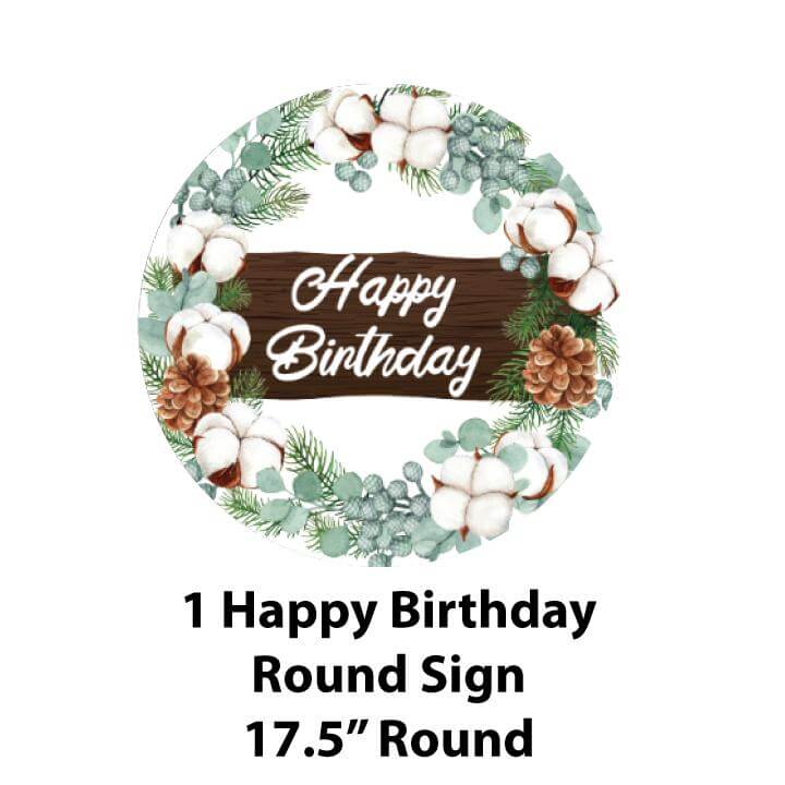 Farmhouse Happy Birthday Yard Cards 20 piece set - 10 EZ Stakes, 30 Short Stakes - Image 7