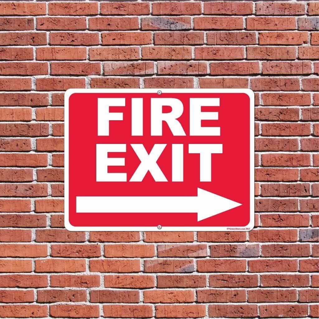 Fire Exit Sign or Sticker - Image 12