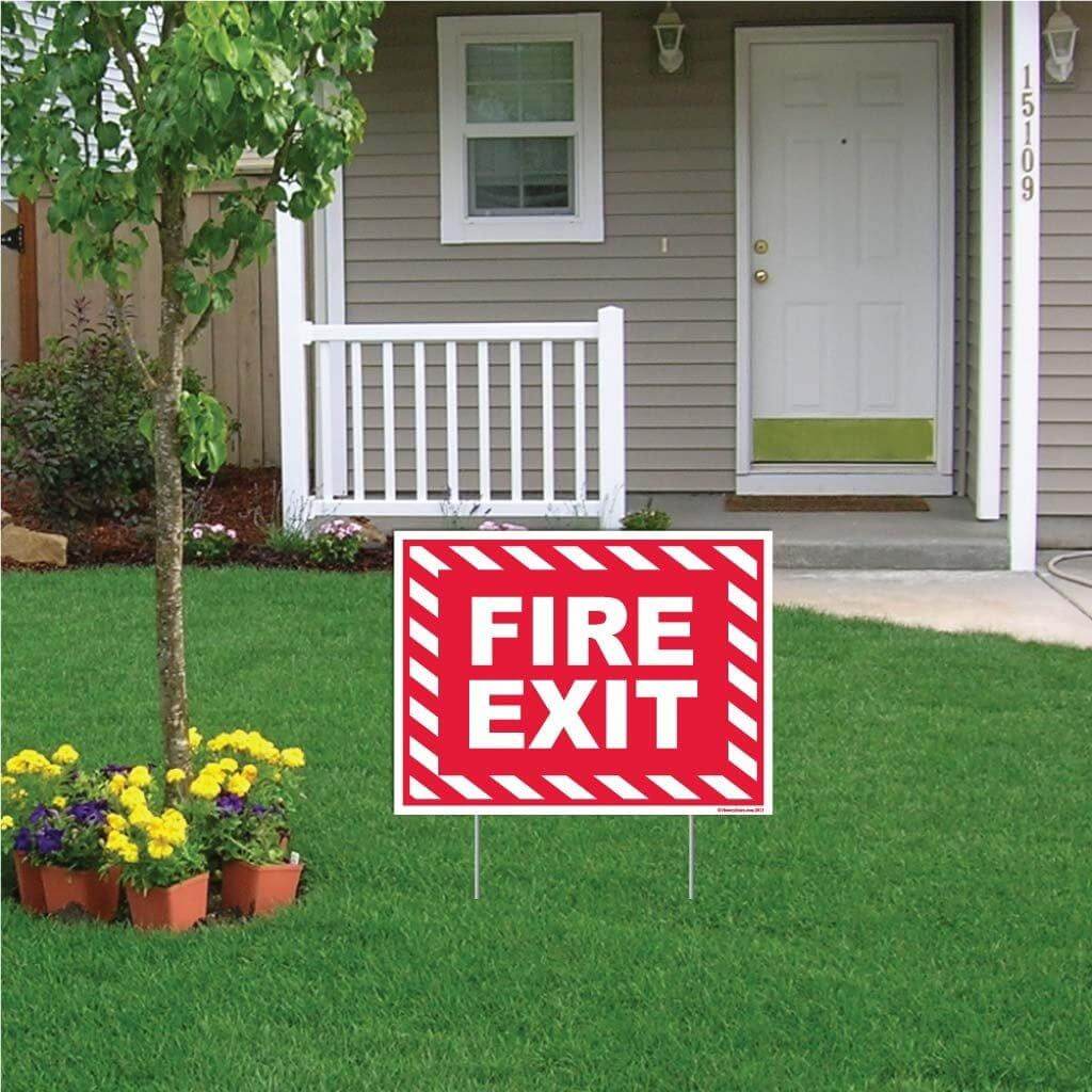 Fire Exit Sign or Sticker - Image 3