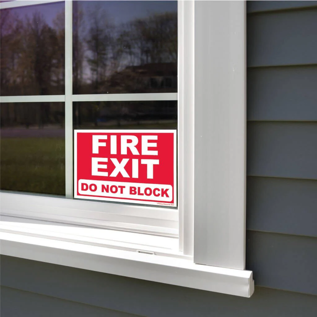 Fire Exit Sign or Sticker - Image 7