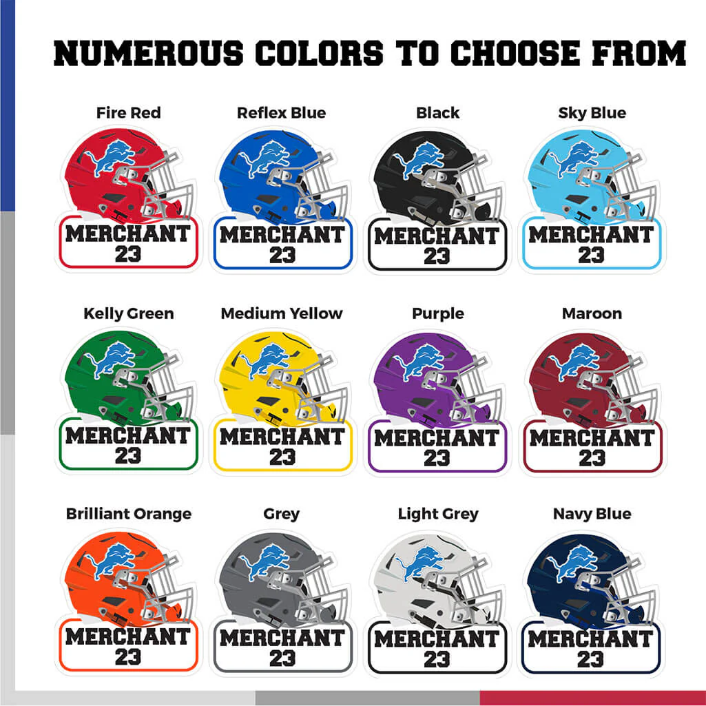 22" Football Helmet Shaped Yard Sign - Image 3