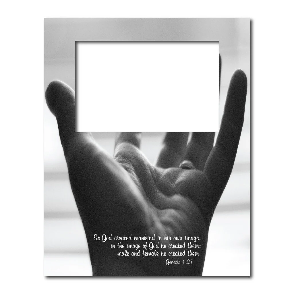 Genesis 1:27 Decorative Picture Frame - Image 2